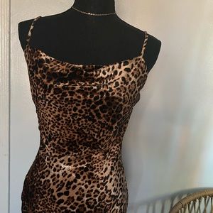 Leopard print maxi dress ❌SOLD‼️❌